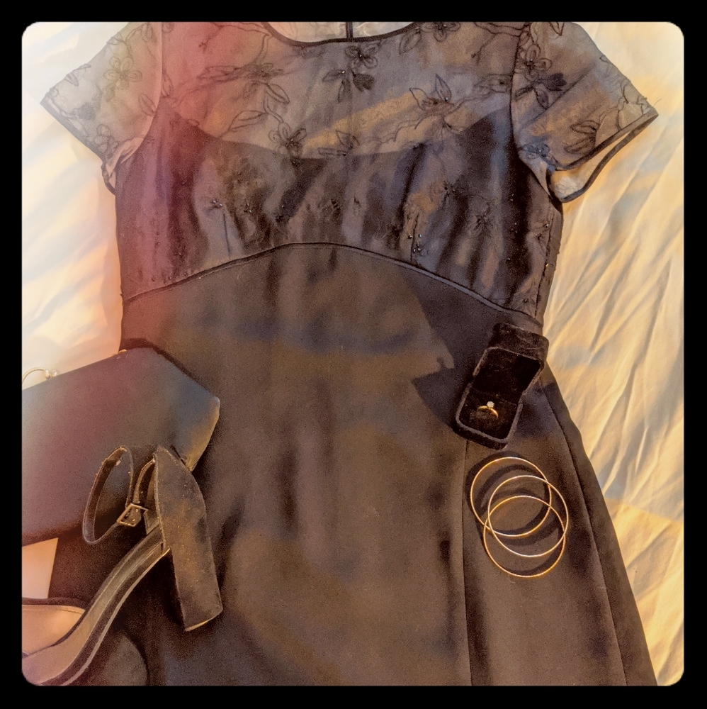 Vintage 90s Little Black Dress.